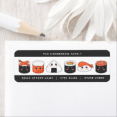 Sushi-adreslabels Etiket (Insitu)