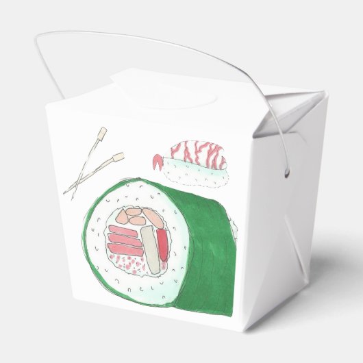 Sushi afhaaldoos bedankdoosjes (Achterkant)