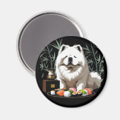 SUSHI ANYONE - Cream Chow  Magneet (Voorkant / Achterkant)