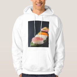 Sushi art on a leaf | A piece of clothing that exu Hoodie
