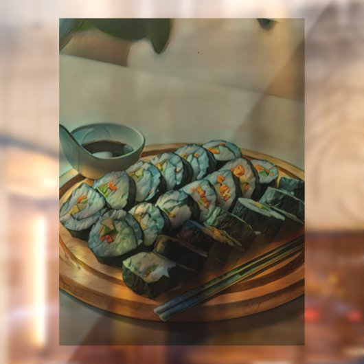 Sushi Artwork Raamsticker (Vel 2)