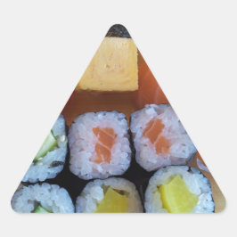 Sushi Asia Fish Rice Food Driehoek Sticker