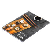 Sushi Asian Japanese food recipe journal (Côté gauche)