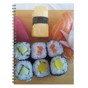 Sushi Azië Vis Rijst Eten Notitieboek