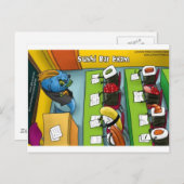 Sushi Bar Exam T - shirts Mokken Kaarten Cadeaus e (Voorkant / Achterkant)