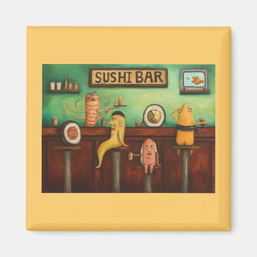 Sushi Bar Magneet (Voorkant)
