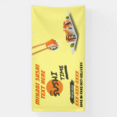 Sushi Bar Restaurant aanpassen Adverteren Groot Spandoek (Verticaal)