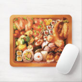 Sushi Bento Box - Mousepad Muismat (Met muis)