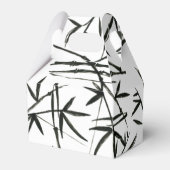 Sushi Birthday Simple Elegant Black White Bedankdoosjes (Achterkant)