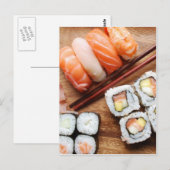 Sushi Briefkaart (Voorkant / Achterkant)