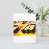 Sushi. Briefkaart (Staand voorkant)