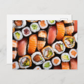 Sushi Briefkaart (Voorkant / Achterkant)