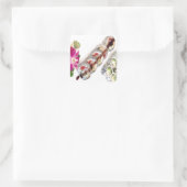 Sushi California Rolls Vierkante Sticker (Tas)