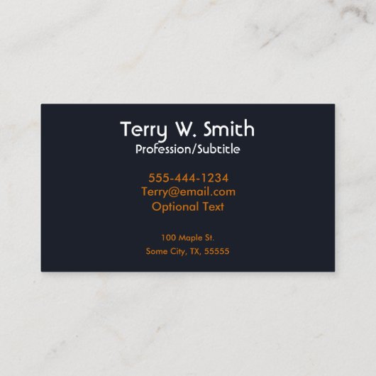 Sushi Carte de visite (Dos)