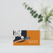 Sushi Carte de visite (Debout devant)