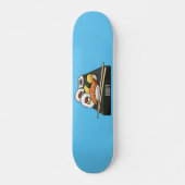 Sushi cartoon illustratie skateboard (Voorkant)