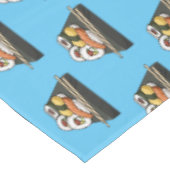 Sushi cartoon illustratie tafelkleed (Gekanteld)