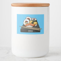 Sushi cartoon illustratie