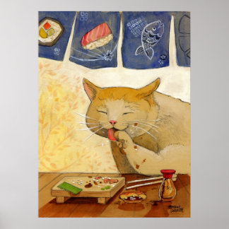 Sushi Cat All Gedaan Poster