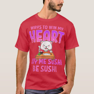 Sushi Cat Anime Merch Manga Cosplay Japans eten T-shirt