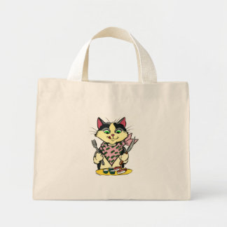 Sushi Cat Bag Mini Tote Bag