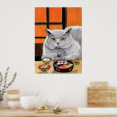 Sushi Cat Big Fred Poster (Keuken)