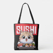 Sushi Cat Draagtas (Achterkant)