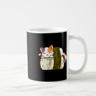Sushi Cat Kawaii Anime Neko Japans Koffiemok