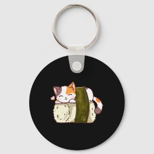 Sushi Cat Kawaii Anime Neko Japans Sleutelhanger