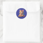 Sushi Cat Ronde Sticker (Tas)