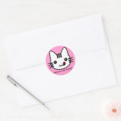 Sushi Cat Ronde Sticker (Envelop)