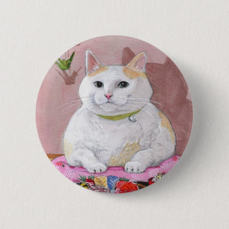 Sushi Cat Sashimi Sweetie Ronde Button 5,7 Cm