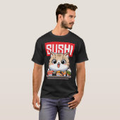 Sushi Cat T-shirt (Voorkant volledig)