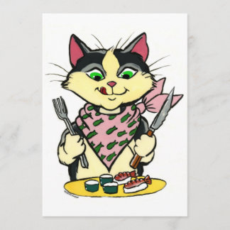Sushi Cat Uitnodiging