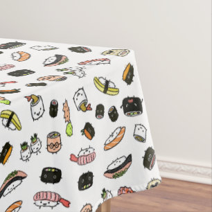 Sushi Characters Pattern Tafelkleed