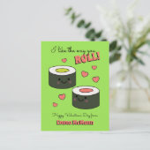 Sushi Classroom Valentine Friendship Carte enfant  (Debout devant)