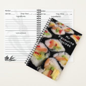 Sushi Design, Recipe Book Notitieboek (Binnen)