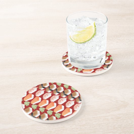 Sushi. Dessous de verres (Côté)