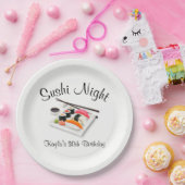 Sushi Dinner Party Papieren Bordje (Feest)