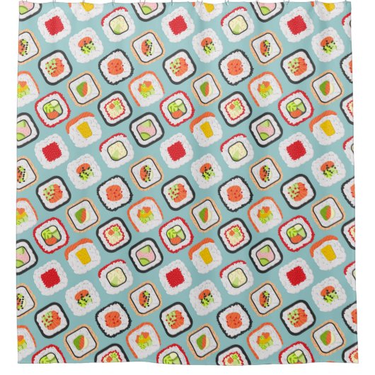 Sushi Douchegordijn (Voorkant)