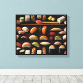 "Sushi Dreams" Canvas (Insitu (Houten vloer))