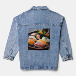 Sushi Elegance – Tradition Refined in Denim Jacket