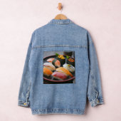 Sushi Elegance – Tradition Refined in Denim Jacket (Hangar)