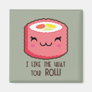 Sushi Emoji Roll Magneet