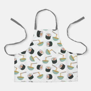 Sushi en Noodles Pattern Schort