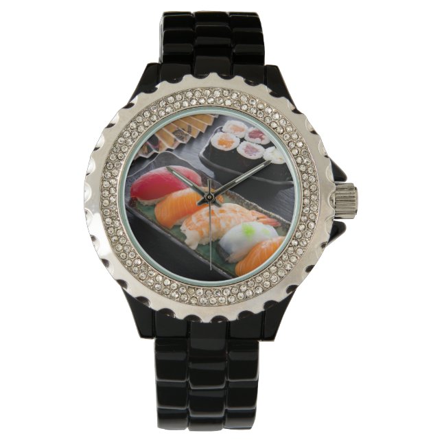Sushi en rollen horloge (Voorkant)
