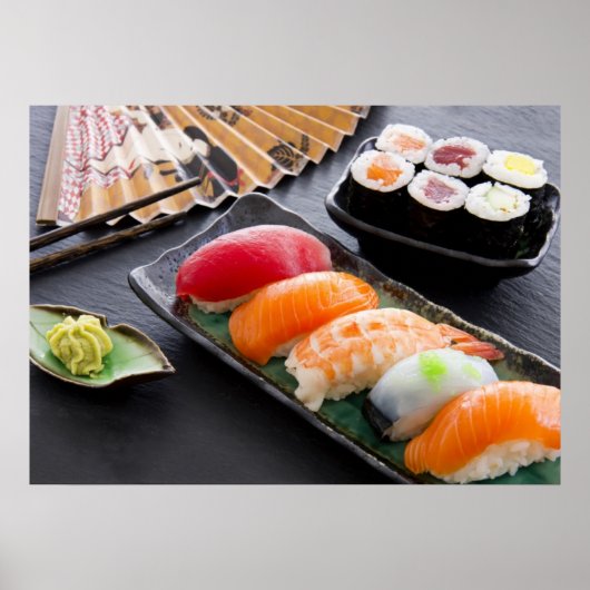 Sushi en rollen poster (Voorkant)