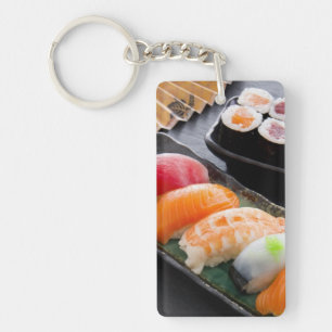 Sushi en rollen sleutelhanger