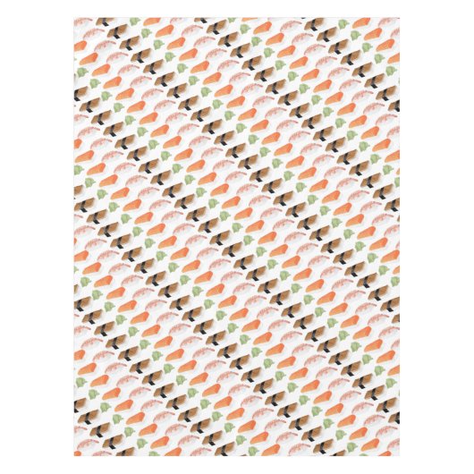 Sushi Foodie Hipster Tablecloth Tafelkleed (Voorkant)