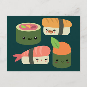 Sushi Friends Briefkaart